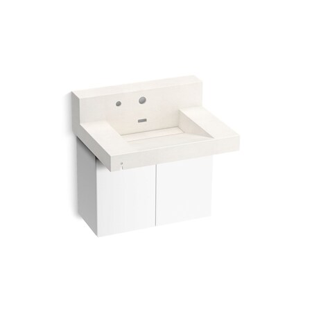 Kohler Constellation 30In Wall-Mount Lavatory System With Backsplash In Arrow Root 81024-BPW-KCR